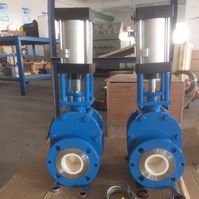 法兰式陶瓷双闸板出料阀